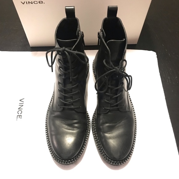 vince cabria lace up boot